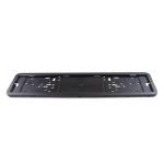 Suport numar inmatriculare din INOX negru mat, LPF 003 - imagine 2