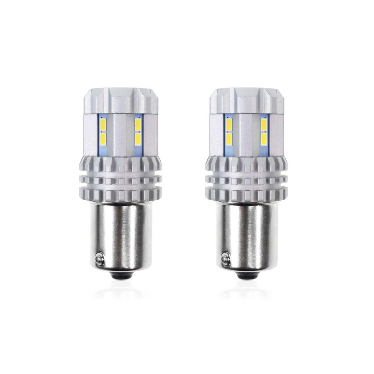 1_gf44-ip-1.jpg Set becuri auto cu LED CANBUS compatibil P21 R5W/R10W 22 SMD Alb 12V/24V, destinat competitiilor auto sau off-road - imagine 1