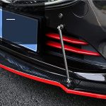 Set 2 Tije din Aluminiu reglabile pentru Consolidare Spoiler, lungime 10cm, IMITATIE CARBON - imagine 3