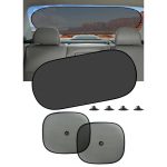 Set Protectie Solara Auto format din 3 piese, parasolar luneta + 2 parasolare laterale, prindere cu ventuze - imagine 2
