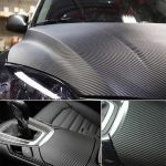 Folie colantare auto Carbon 3D Negru, 3,0m x 1,52m - imagine 3