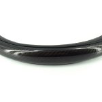 Husa volan negru + carbon lacuit SWC-18-M (37-39cm) - imagine 2