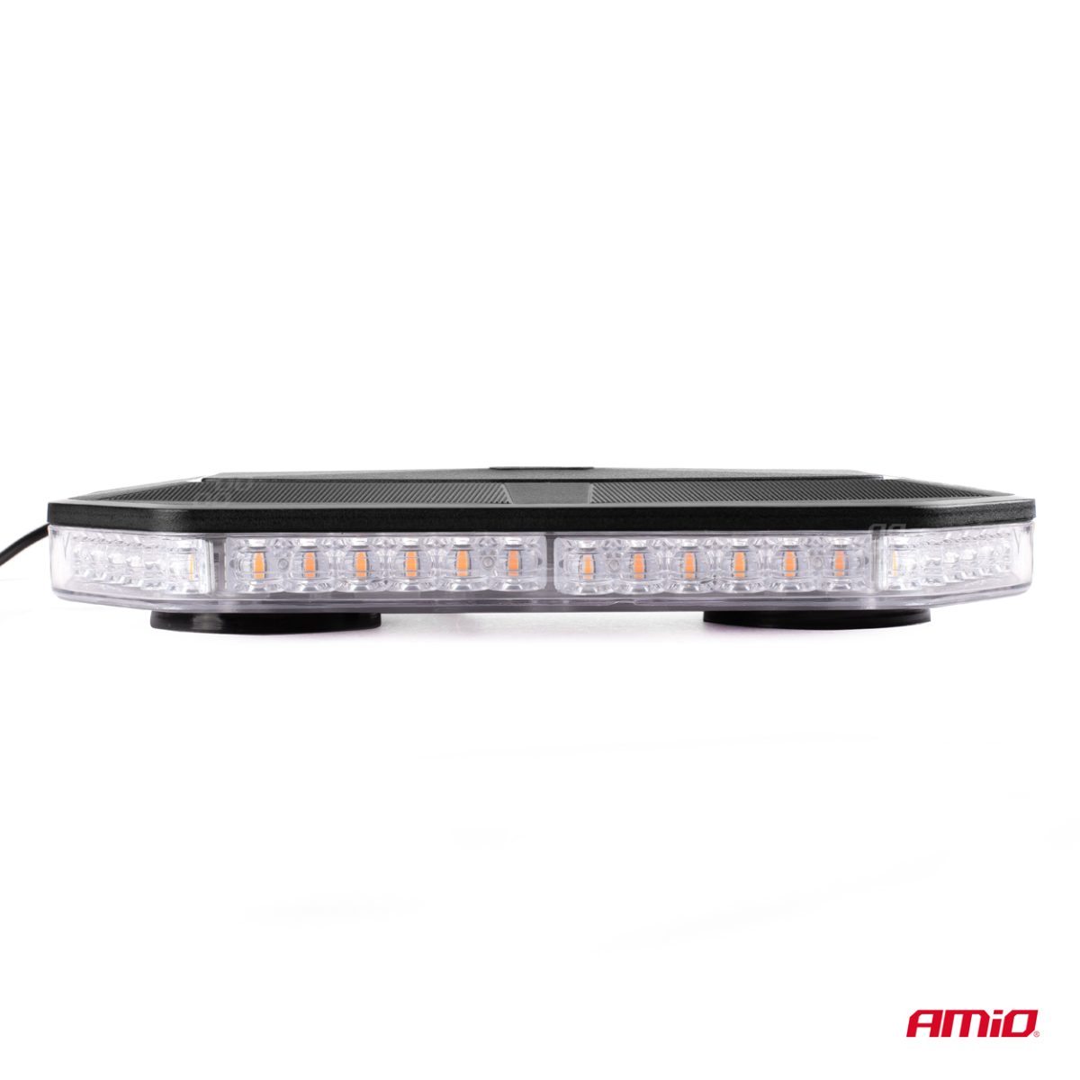 Rampa luminoasa girofar, culoare Orange, alimentare 12/24V, 48 LED-uri, protectie IP56, montaj cu magnet - imagine 4