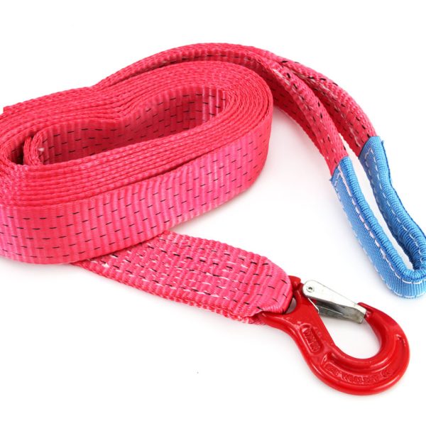 Chinga de remorcare 7500kg, 50mm latime, 5m lungime, cu carlig + ochi