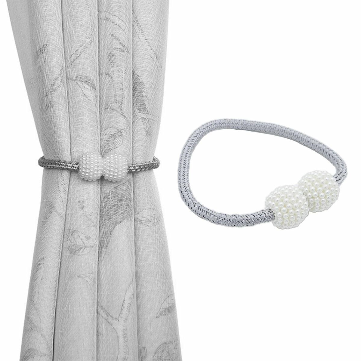 AG701B_ag701b_02.jpg Bratara magnetica de prindere perdele/draperii, model PEARLS - imagine 1