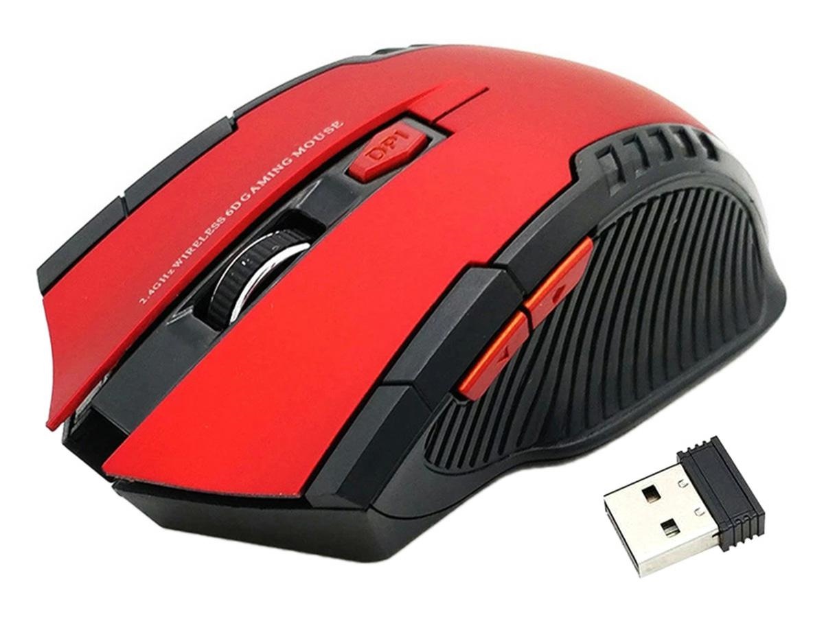 AK303C_ak303c_02.jpg Mouse Optic Gaming Wireless, 1600 DPI, culoare Rosu - imagine 1