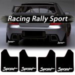 Set 4 Aparatori Noroi SPORT din cauciuc pentru autoturisme, universale, model Sport, dimensiune 30 x 23cm