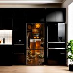 Folie imprimata color pentru decor Frigider, dimensiune 200 x 90cm, model: AVX-FR34