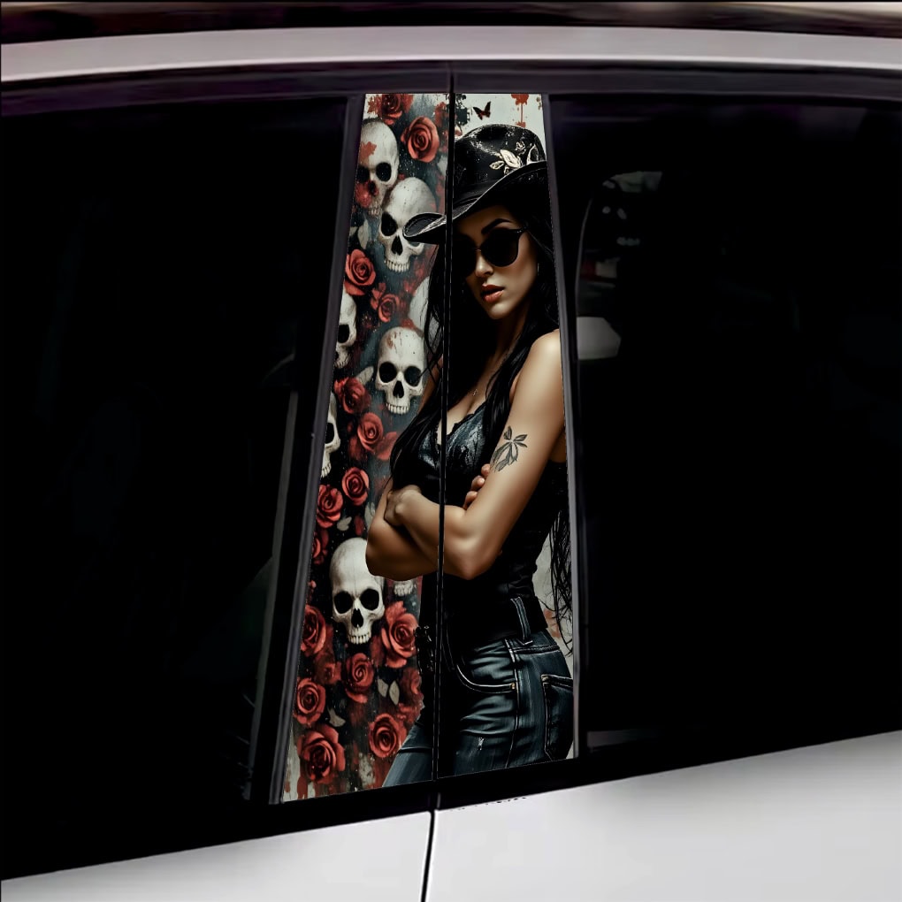 AVX-SSU-09.jpg Set 2 stickere decorative pentru stalpii usilor, print autoadeziv de inalta rezolutie, dimensine 2 buc x 50 x 22 cm , cod: AVX-SSU-09 - imagine 1