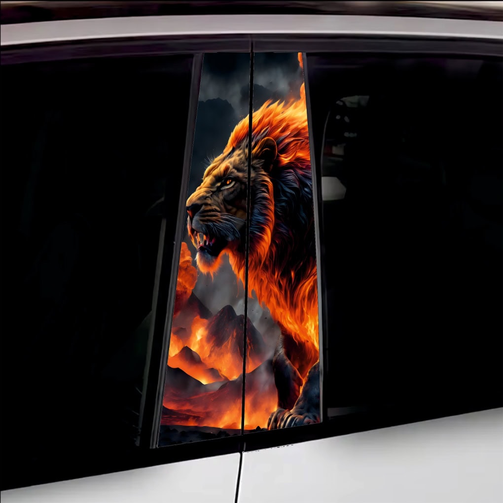 AVX-SSU-11.jpg Set 2 stickere decorative pentru stalpii usilor, print autoadeziv de inalta rezolutie, dimensine 2 buc x 50 x 22 cm , cod: AVX-SSU-11 - imagine 1