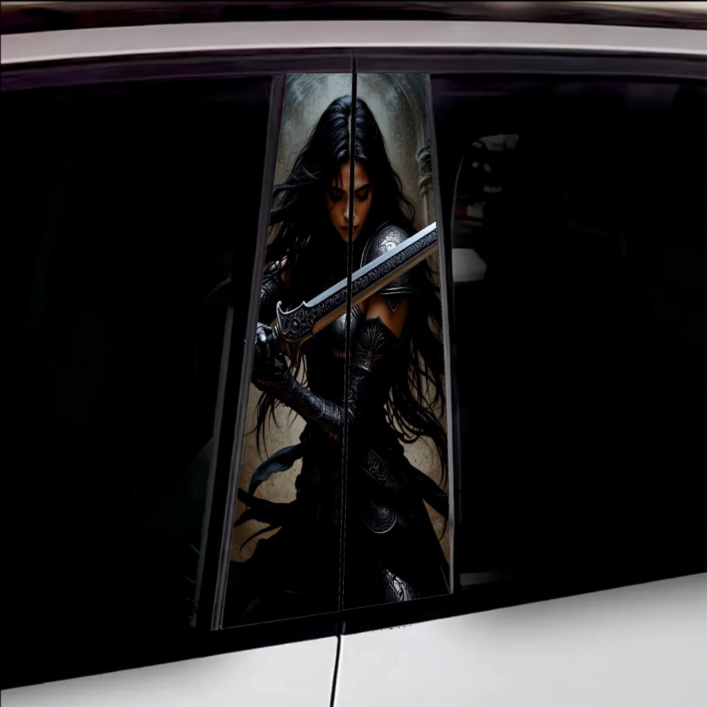 AVX-SSU-15.jpg Set 2 stickere decorative pentru stalpii usilor, print autoadeziv de inalta rezolutie, dimensine 2 buc x 50 x 22 cm , cod: AVX-SSU-15 - imagine 1