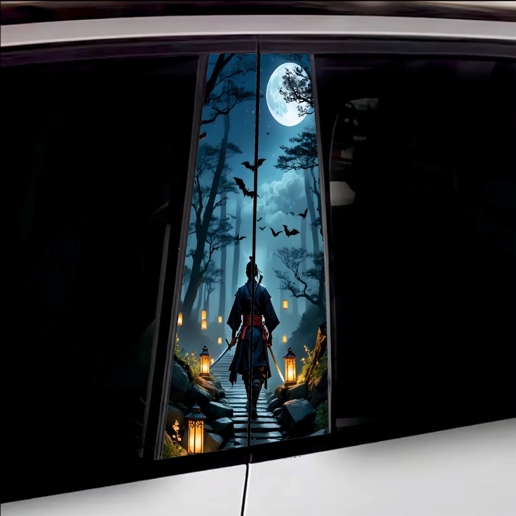 AVX-SSU-26.jpg Set 2 stickere decorative pentru stalpii usilor, print autoadeziv de inalta rezolutie, dimensine 2 buc x 50 x 22 cm , cod: AVX-SSU-26 - imagine 1