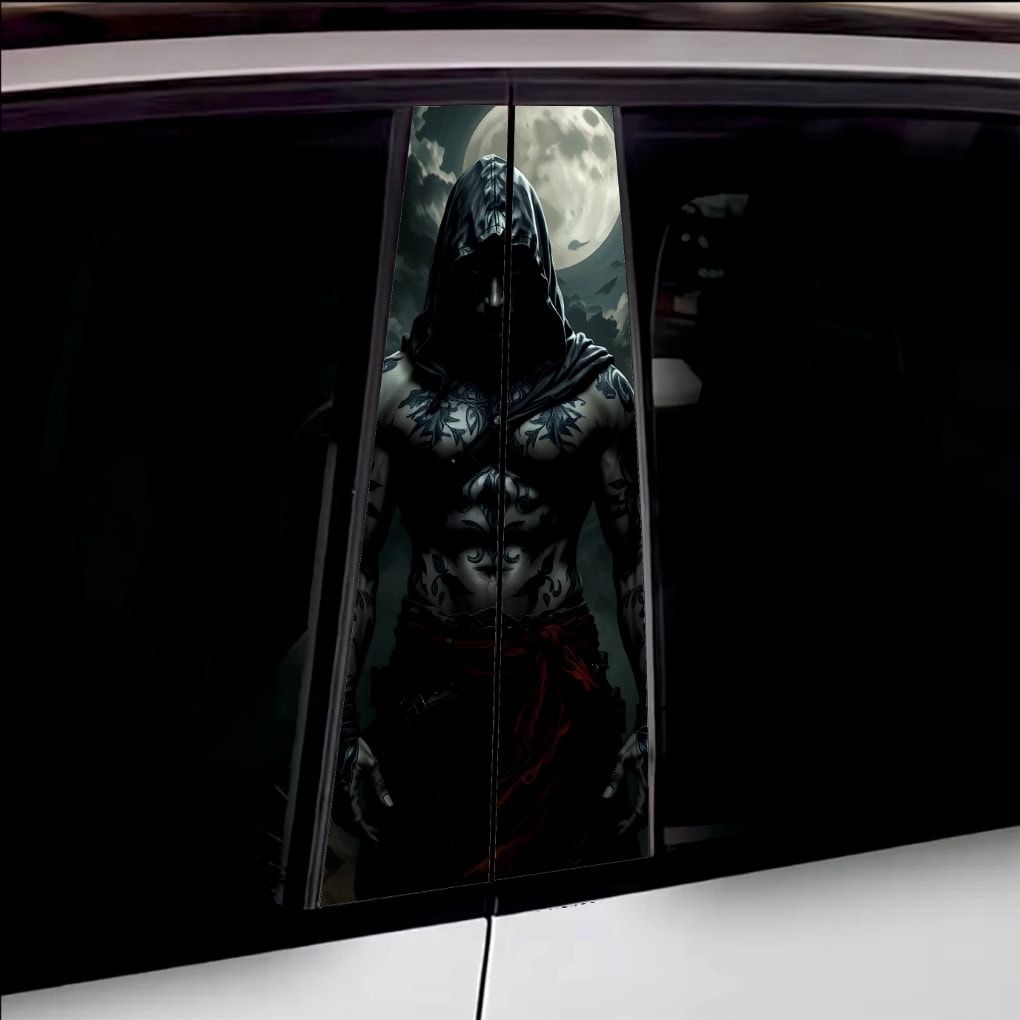 AVX-SSU-27.jpg Set 2 stickere decorative pentru stalpii usilor, print autoadeziv de inalta rezolutie, dimensine 2 buc x 50 x 22 cm , cod: AVX-SSU-27 - imagine 1