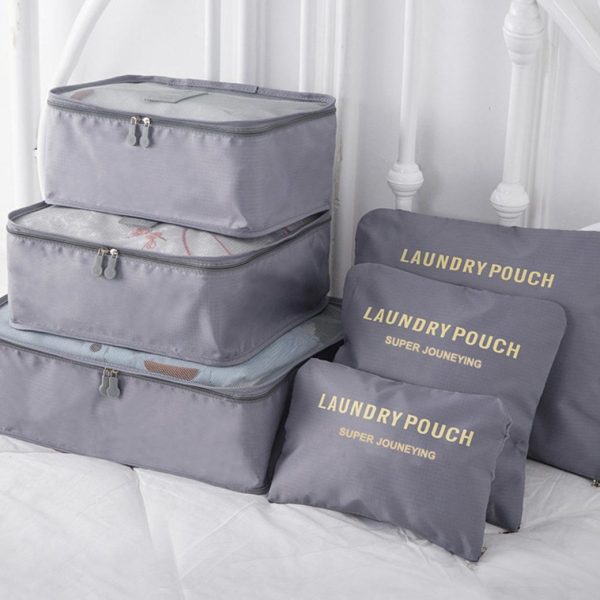 Organizator de calatorie, 6 elemente (3 plicuri independente si 3 organizatoare)