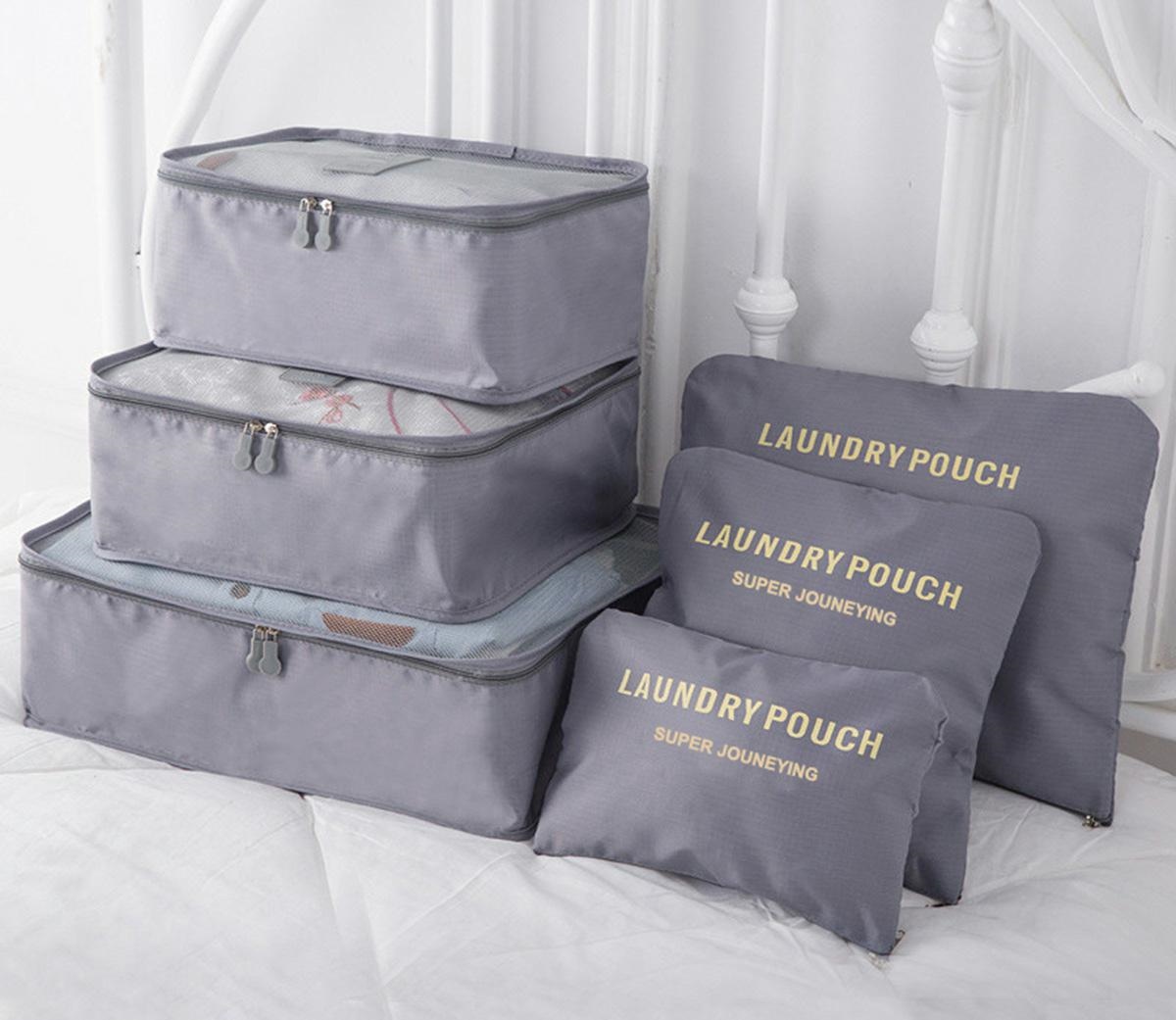 BQ28G_bq28g_40.jpg Organizator de calatorie, 6 elemente (3 plicuri independente si 3 organizatoare) - imagine 1