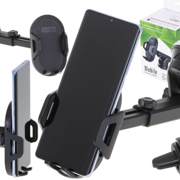 Suport de telefon 2in1 cu prindere in parbriz sau grila de ventilatie