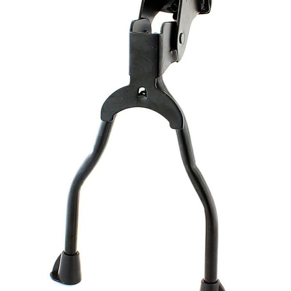 Cric bicicleta cu picior dublu, culoare neagra