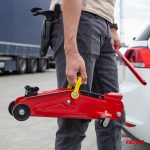 Cric hidraulic de tip "CROCODIL" cu actionare manuala, capacitate ridicare 2000 kg - imagine 3