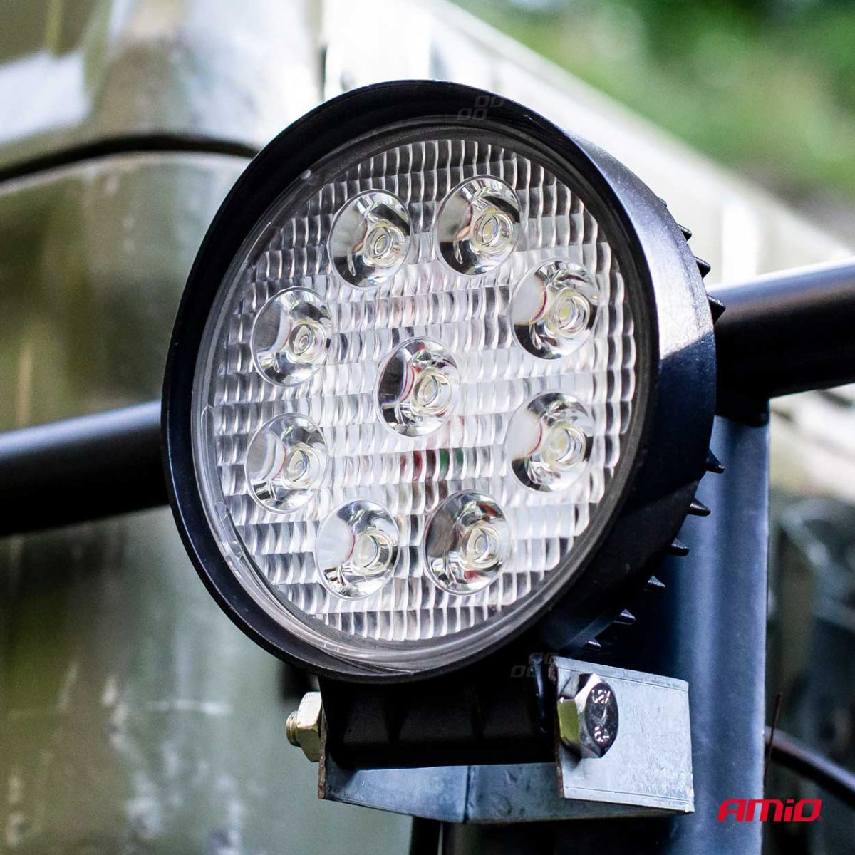 Proiector LED pentru Off-Road, ATV, SSV, culoare 6500K, LED FLOOD, 27W, tensiune 9 - 36V, diametru Ø110 mm - imagine 2