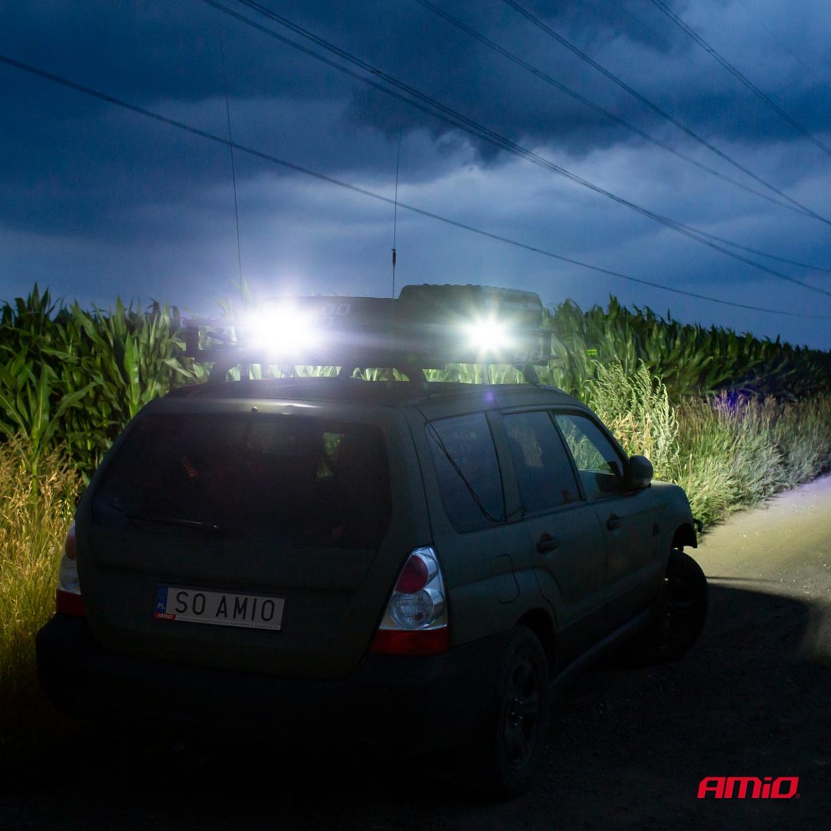 Proiector LED pentru Off-Road, ATV, SSV, culoare 6500K, LED FLOOD, 27W, tensiune 9 - 36V, diametru Ø110 mm - imagine 3