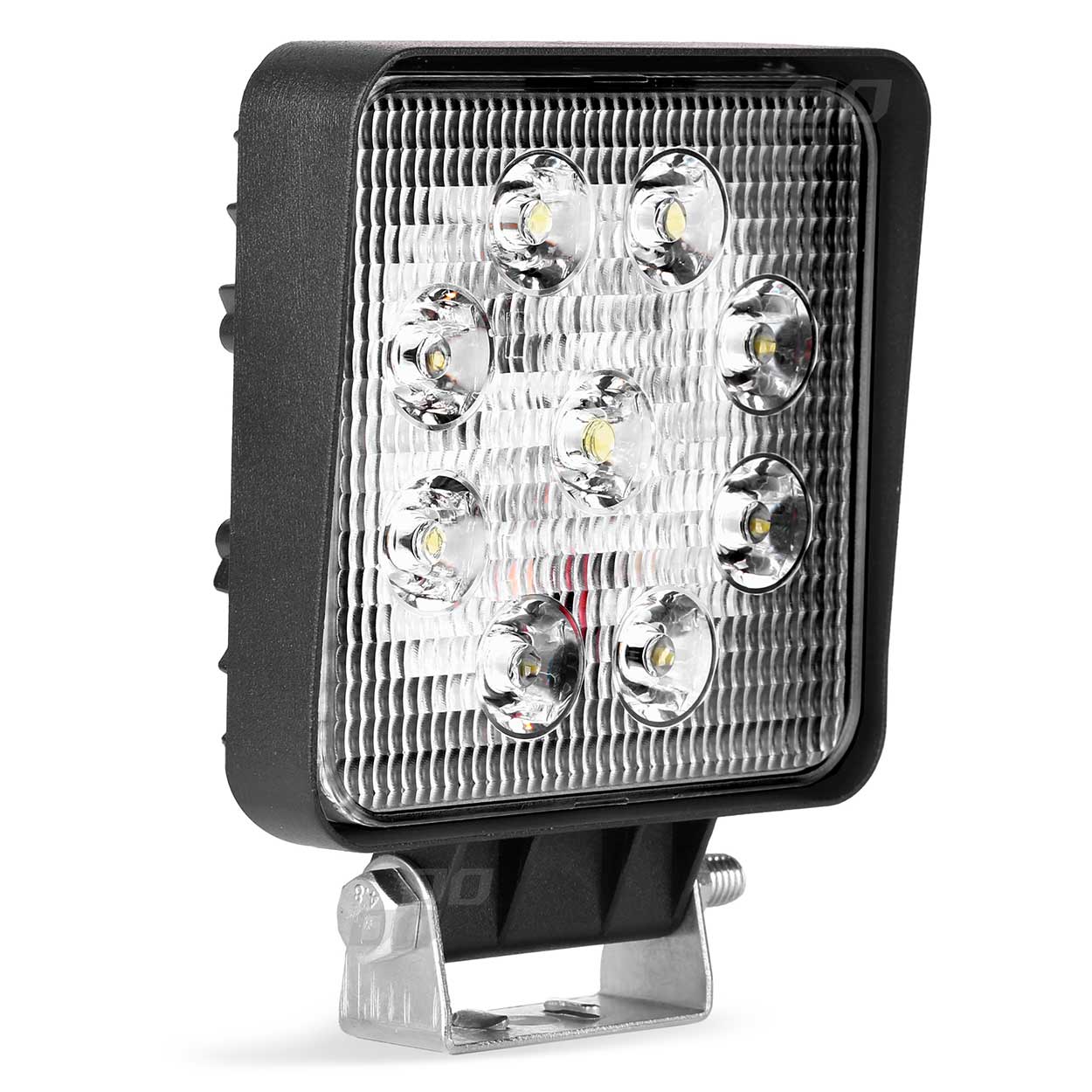 02421_01.jpg Proiector LED pentru Off-Road, ATV, SSV, culoare 6500K, LED FLOOD,, tensiune 9 - 36V, dimensiune, 110 x 110 mm - imagine 1
