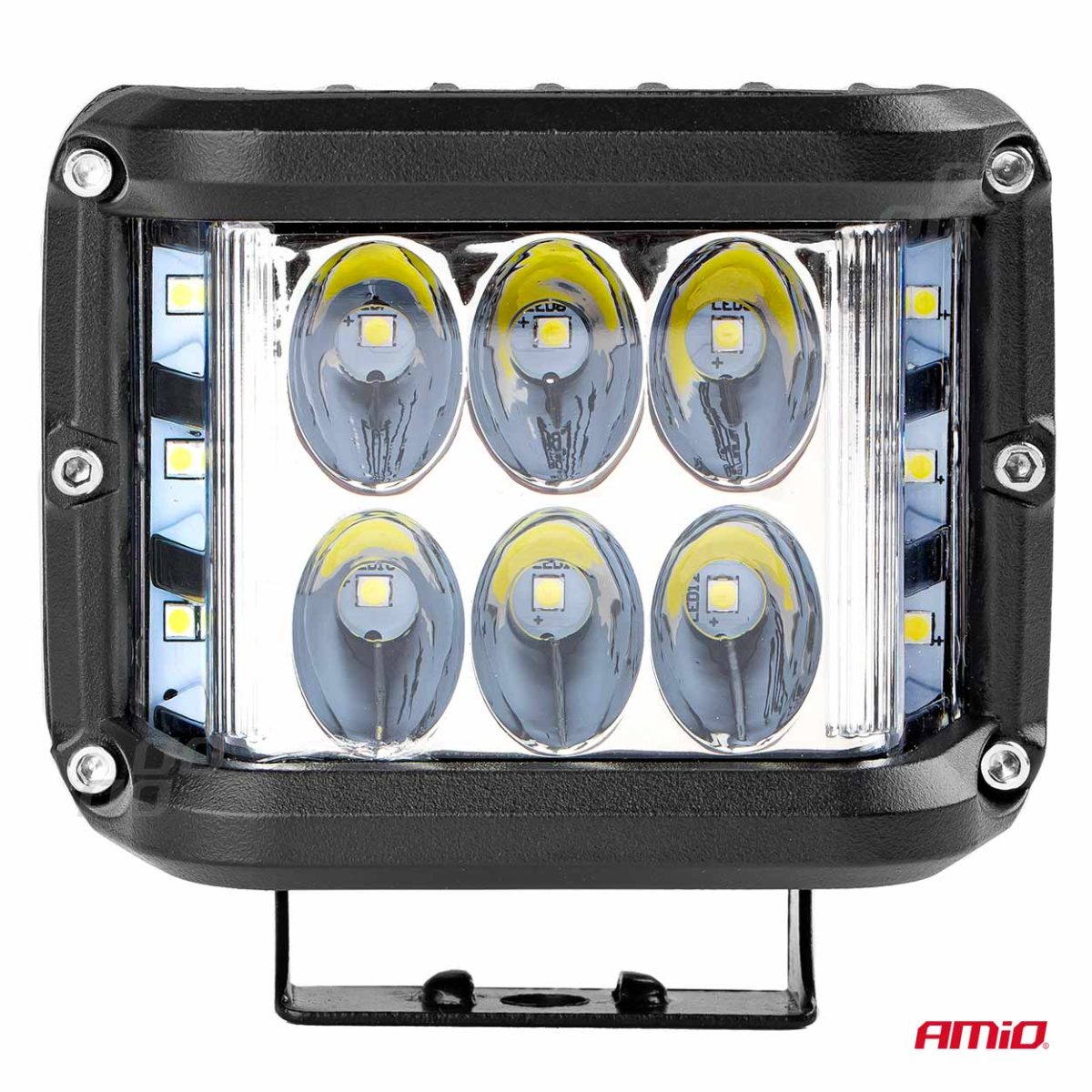 Proiector LED pentru Off-Road, ATV, SSV, culoare 6500K, cu doua functii, tensiune 9 - 36V, dimensiune, 110 x 75 mm - imagine 2