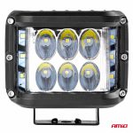 Proiector LED pentru Off-Road, ATV, SSV, culoare 6500K, cu doua functii, tensiune 9 - 36V, dimensiune, 110 x 75 mm - imagine 2