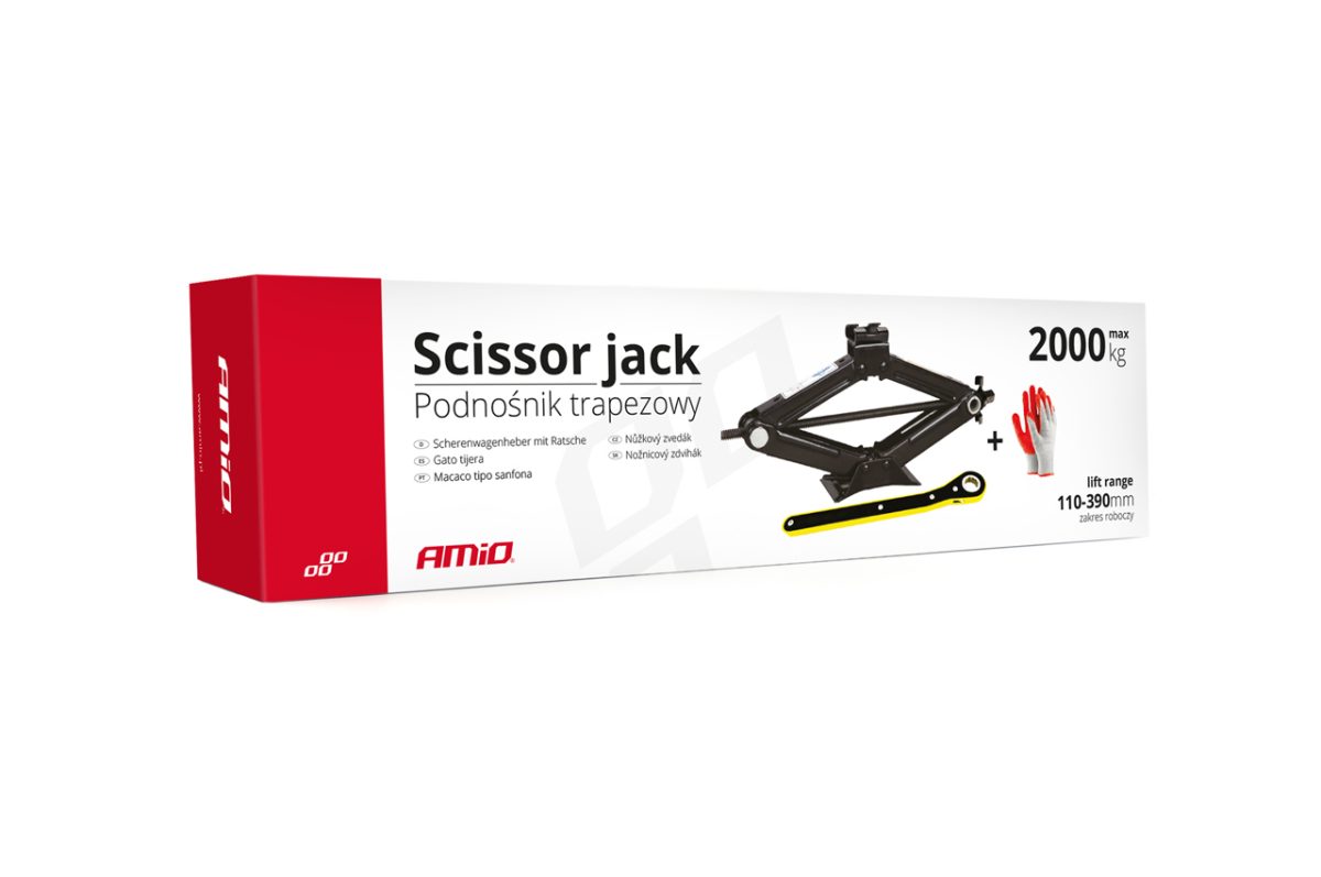 Cric Trapezoidal cu actionare manuala, capacitate ridicare 2000 kg, cu clichet si manusi de lucru - imagine 8