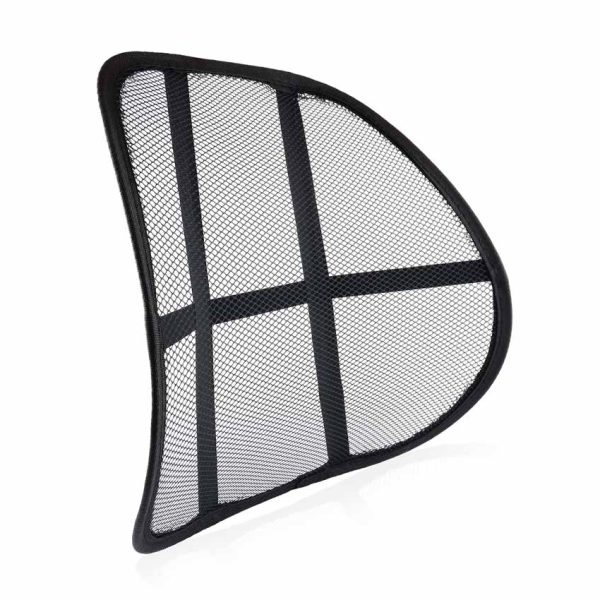 Pernita scaun cu suport lombar pentru corectare postura, culoare Neagra