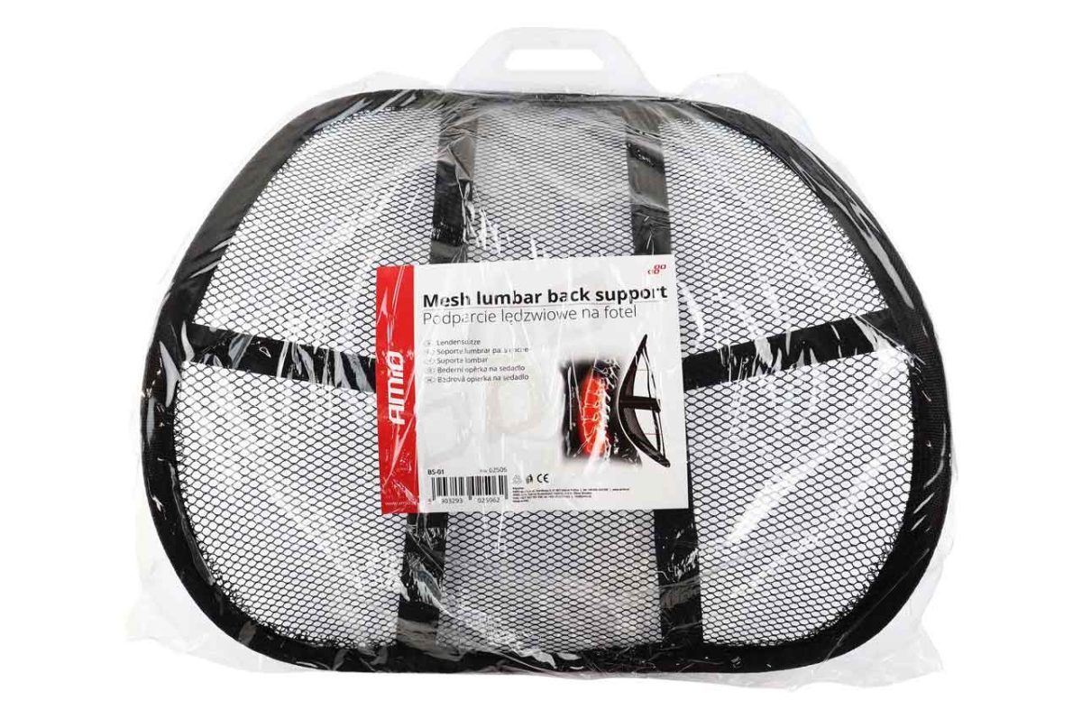 Pernita scaun cu suport lombar pentru corectare postura, culoare Neagra - imagine 5