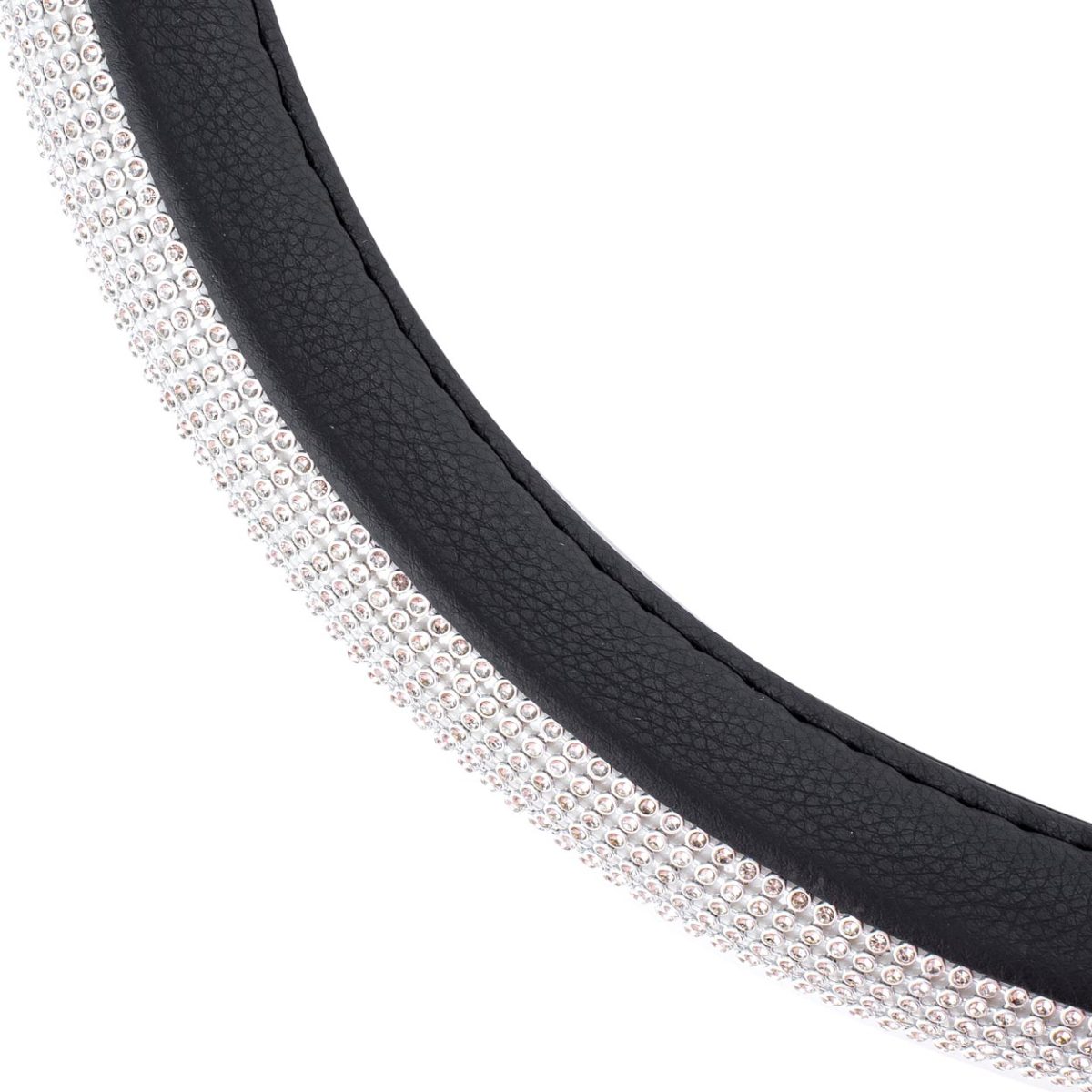 Husa volan White Diamonds, SWC-35-M (37-39cm) - imagine 2