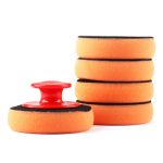 Set bureti pentru curatare, polisare si slefuire, 5 x 100 mm, cu maner - imagine 2