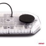 Rampa luminoasa girofar, culoare Orange, alimentare 12/24V, 48 LED-uri, protectie IP56, montaj cu magnet - imagine 8