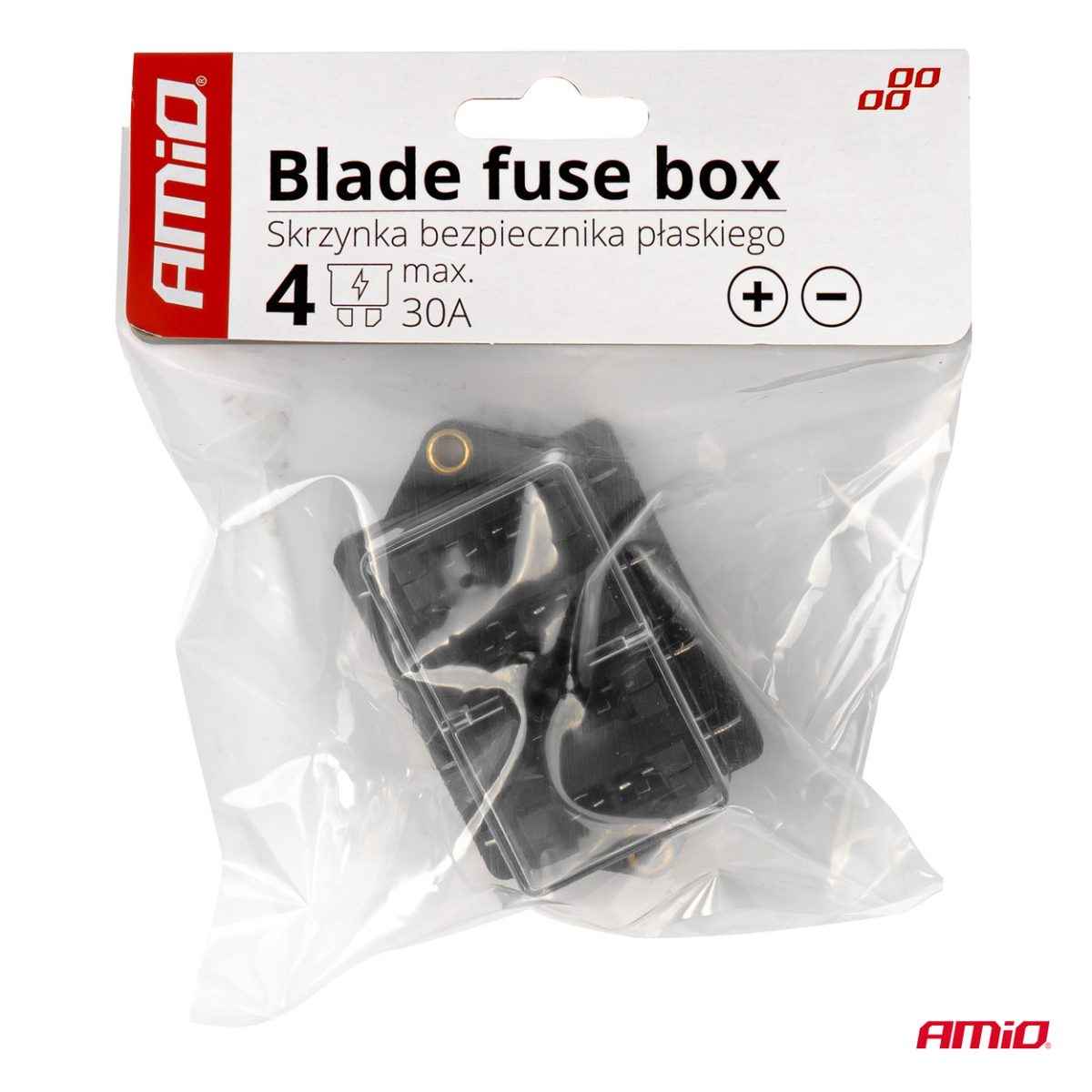 Cutie de sigurante ceramica, etansa, cu 4 socluri, 30A Max, destinatie auto, utilitare, camioane, remorci - imagine 5