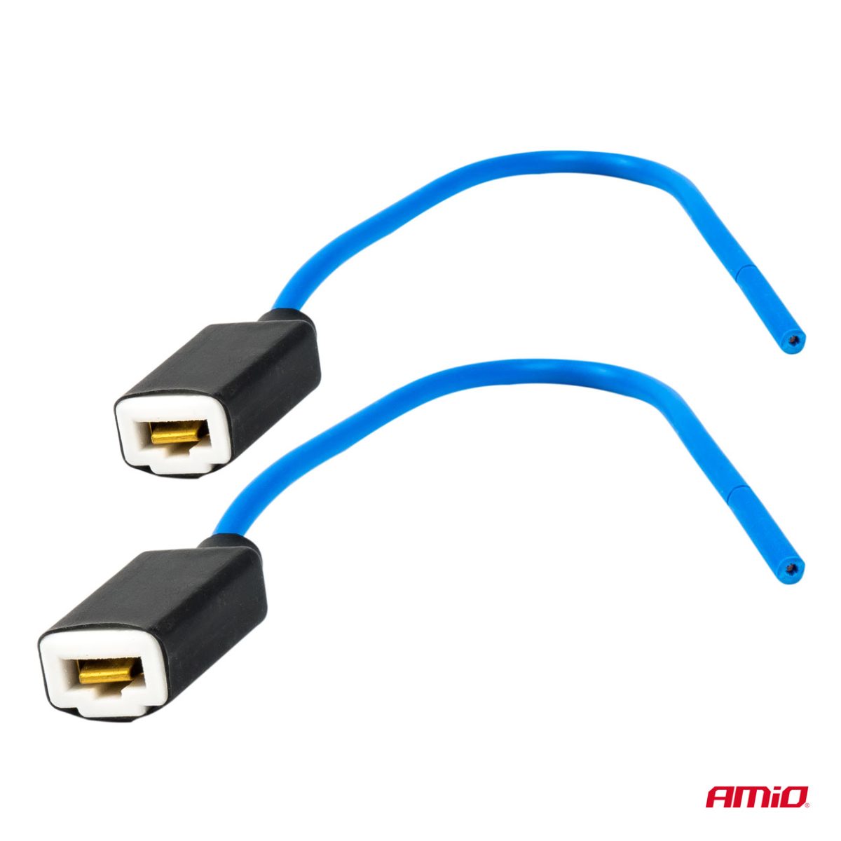 Set 2 mufe ceramice drepte, soclu H1, H3, rezistente termic - imagine 2