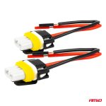 Set 2 mufe ceramice drepte, soclu HB3, 9005, rezistente termic - imagine 2