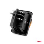 Intrerupator On/Off, 12/24V, dreptunghiular, waterproof, iluminat culoare Galben, destinatie auto, utilitare, Off-Road, ATV, SSV, QUAD - imagine 4
