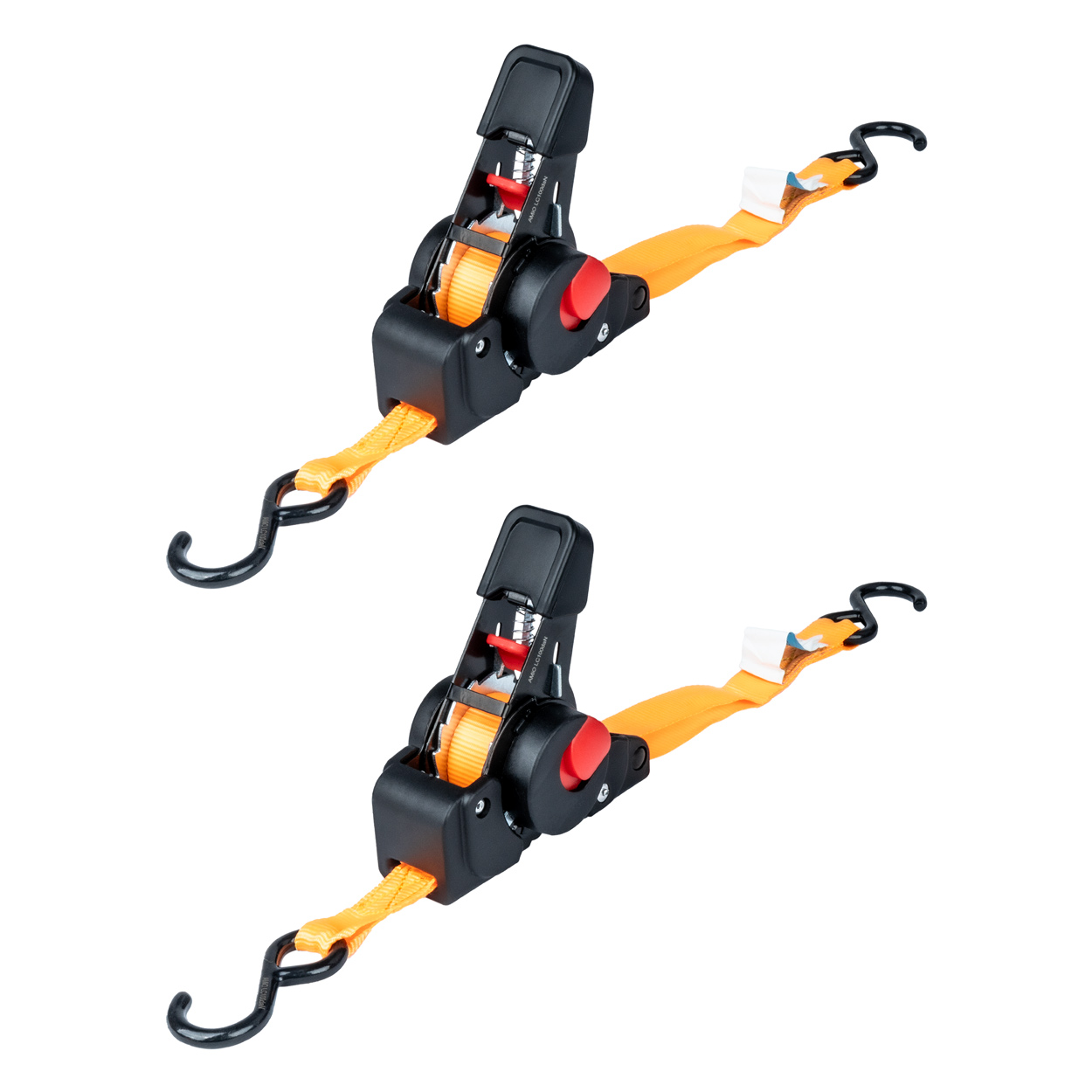 03323_01.jpg Set 2 x Chingi de asigurare marfa cu retractare automata, 200kg, dimensiune 18mm x 2m, model S-TYPE, AVX-AM03323 - imagine 1