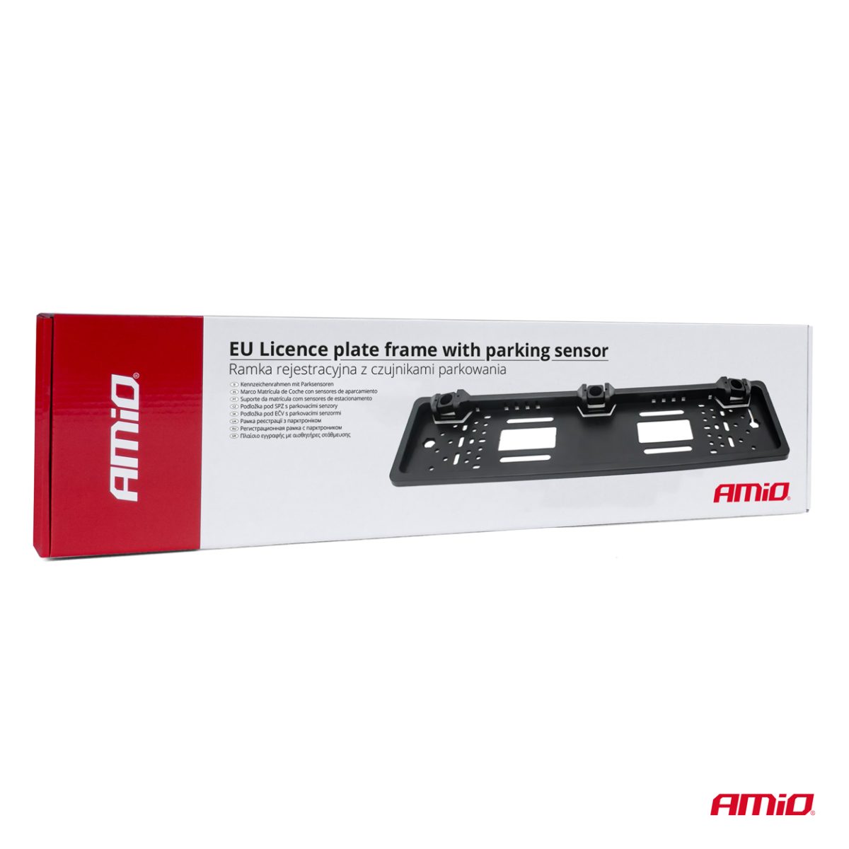 Suport numar inmatriculare cu 3 senzori de parcare si semnal acustic incorporat - imagine 7