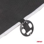 Husa scaun auto cu bile de masaj si suport lombar, dimensiuni 110 x 46 cm, culoare Gri - imagine 5