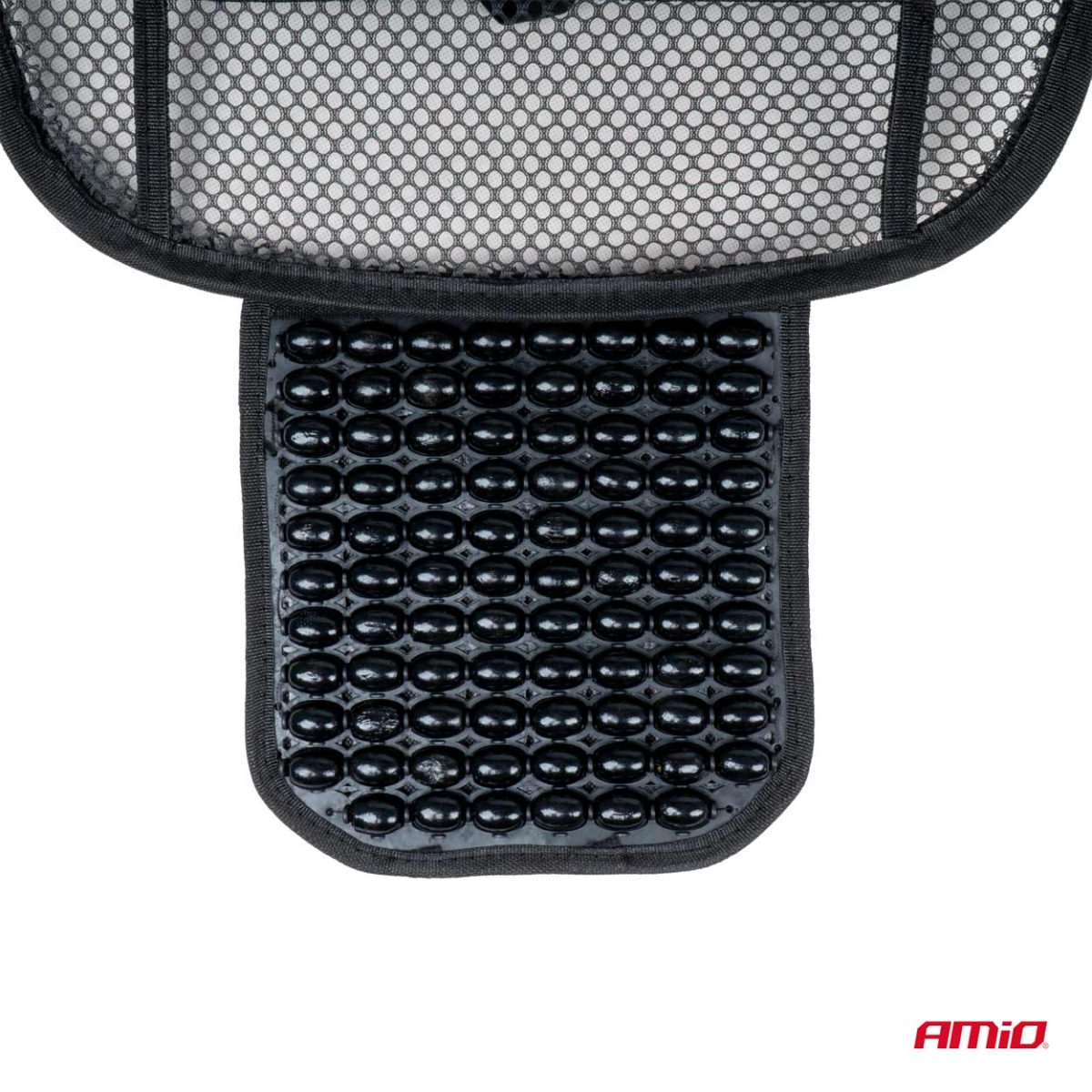 Husa scaun auto cu bile de masaj, suport lombar si tetiera, dimensiuni 125 x 52 cm, culoare Neagra - imagine 9
