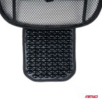 Husa scaun auto cu bile de masaj, suport lombar si tetiera, dimensiuni 125 x 52 cm, culoare Neagra - imagine 9