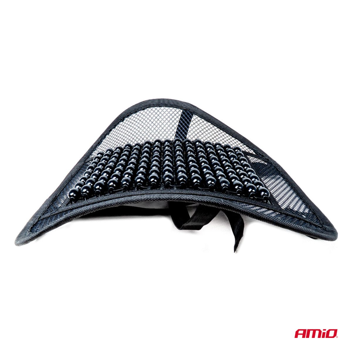 Pernita scaun cu suport lombar pentru corectare postura cu bile de masaj, dimensiune 40 x 38 cm, culoare Neagra - imagine 6