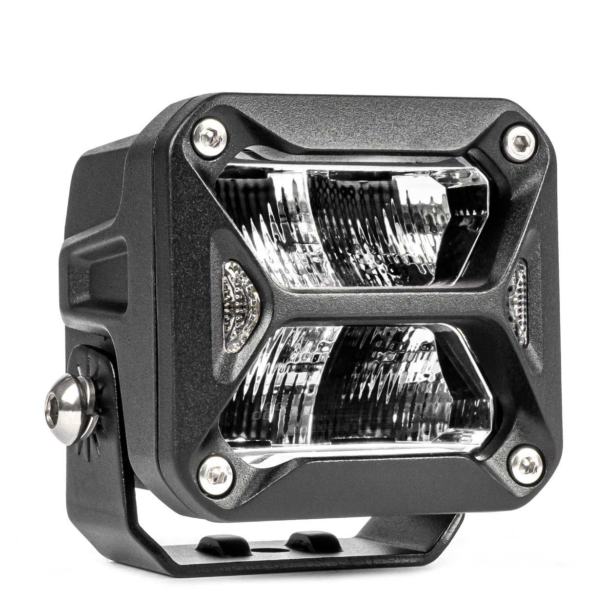 03867_01.jpg Proiector LED "PRO SERIES" cu doua functii pentru Off-Road, ATV, SSV, putere 18W, 1800lm, culoare 6000K, tensiune 10-30V, dimensiuni 82 x 78 x 76 mm - imagine 1