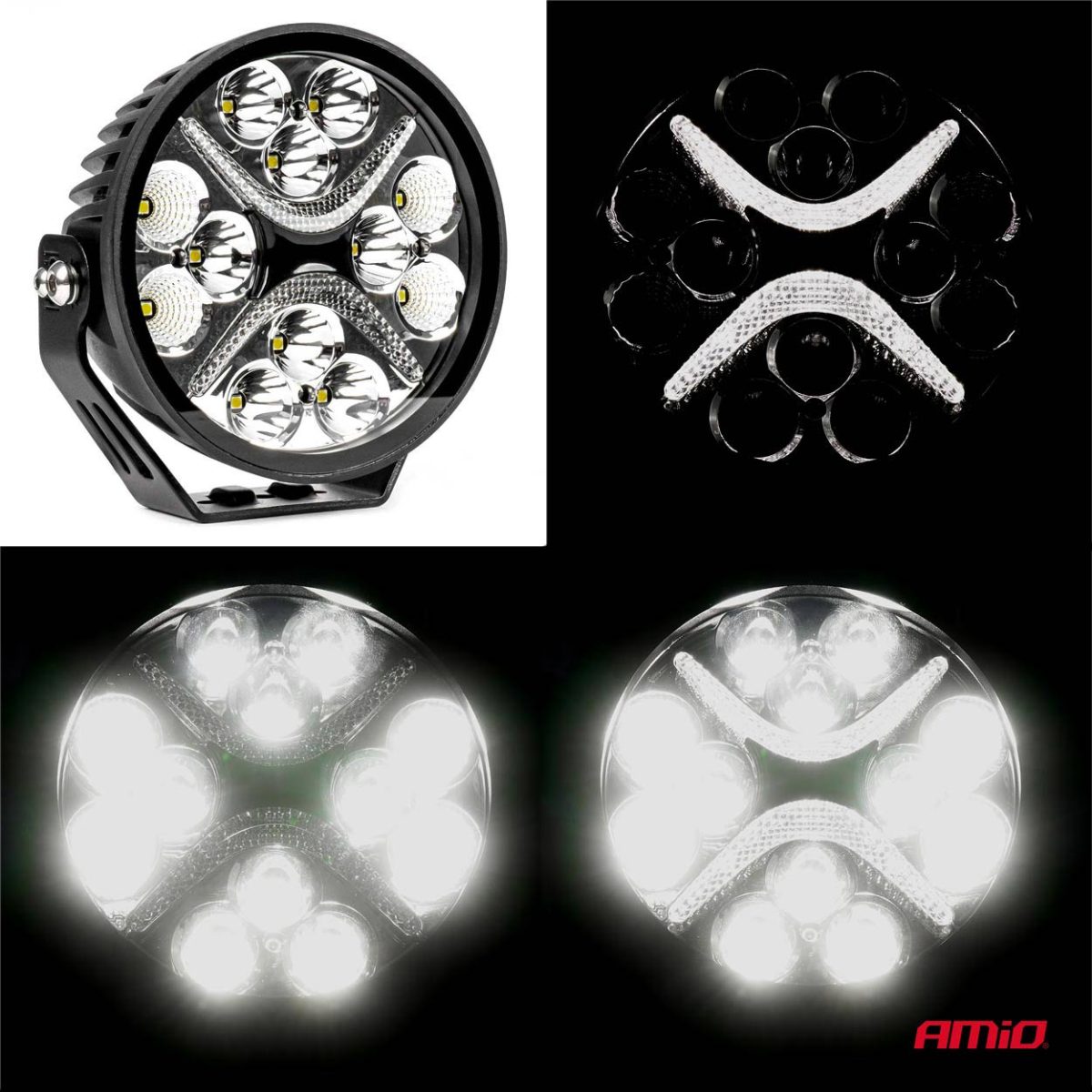 Proiector LED "PRO SERIES" cu doua functii pentru Off-Road, ATV, SSV, putere 54W, 7200lm, culoare 6000K, tensiune 10-30V, dimensiuni 140 x 140 x 61 mm - imagine 7