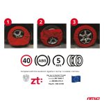 Set 2 lanturi de zapada textile, marime M, omologate EN16662-1 si Onorm V5121 - imagine 5