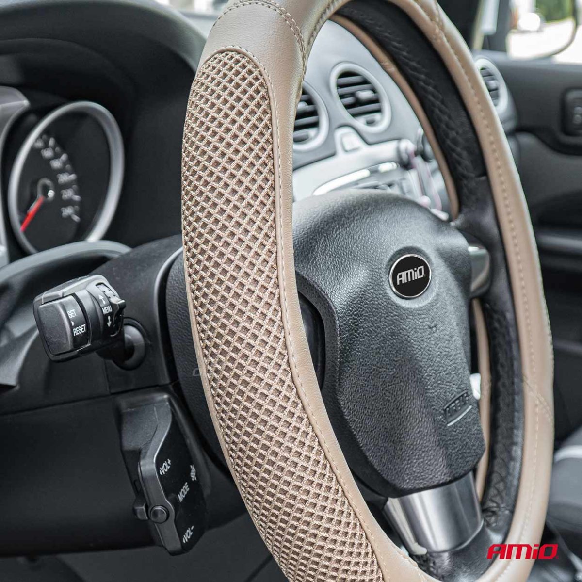 Husa volan auto, model SWC-61, marime M, dimaetru volan 37-39 cm - imagine 4