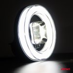 Proiector LED cu Angel Eye model AWL58, pozitie, semnalizare, faza lunga/scurta, pentru Off-Road, ATV, SSV, putere 45W, 8000lm, tensiune 9-36V, dimensiuni 114,5 x 114,5 x 52 mm - imagine 3