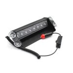 Lampa stroboscopica LED, montaj in parbriz, 8W, culoare Rosu - Albastru - imagine 4