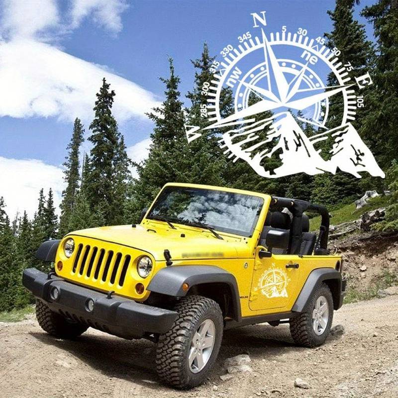 1721285274886-3995d4462f3b46abbcfceb720fb4451f-goods_jfw9-tz.jpeg Sticker autoadeziv pentru vehicule Off Road, model "Kompass", dimensiune 44 x 55 cm, culoare Alba - imagine 1